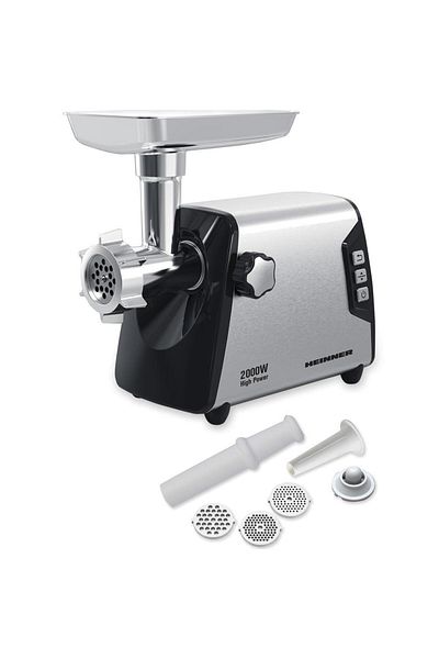 Heinner Masina de tocat Heinner HMG-Y2000SS, 2000W, Capacitate tocare de 3kg/min, Cutit inox