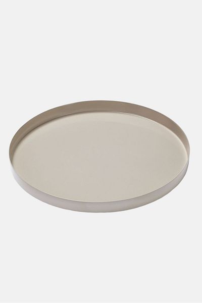 Tchibo Ceramic Decorative Tray, Beige