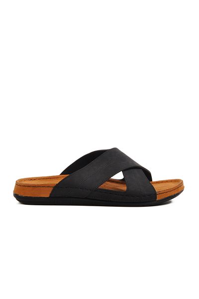 AYAKMOD Black Men's Anatomical Slippers Comfortable Lightweight Slippers Bento m