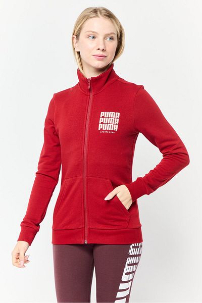 Puma Women Regular Fit Outdoor Jacket, Red