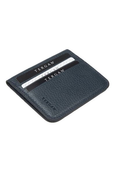 Tergan Navy Blue Leather Wallet - 1639