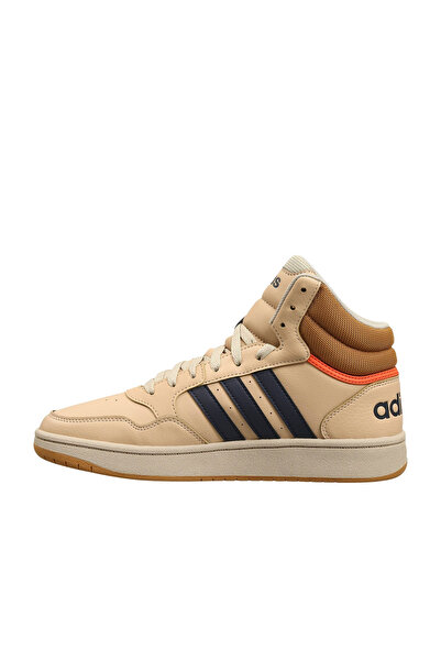 adidas Hoops 3.0 Mid Чоловічі бежеві спортивні кросівки (GX9608)