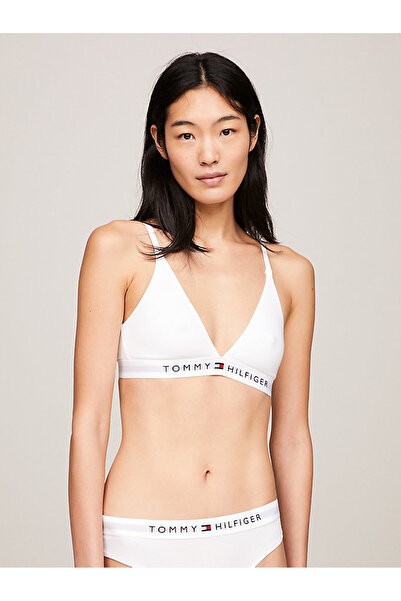Tommy Hilfiger Kadın Marka Logolu Streç Organik Pamuklu Elastik Alt Bantlı Ay...
