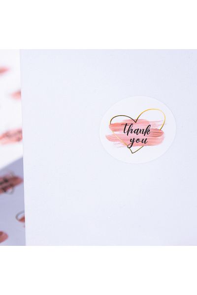 Bimotif 875Pcs Thank You for Packaging Sticker