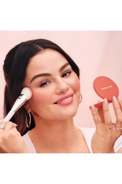 Rare Beauty Soft Pinch Matte Bouncy Blush - Cream Powder Blush Happy (6.4 g)