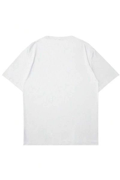 trendgar Μπλουζάκι unisex oversize με λευκή εκτύπωση Hi