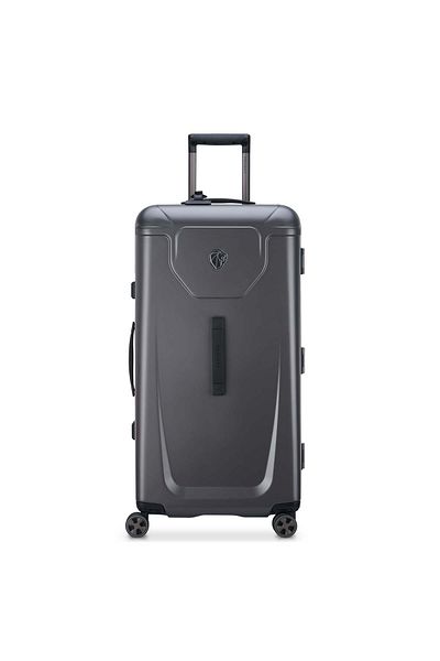 Peugeot Voyages 55cm Hardcase 4 Double Wheel Cabin Luggage Trolley Red