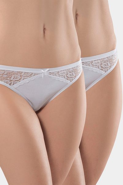 TÜREN Bikini din dantelă din lycra pentru femei (PACHET DE 2)