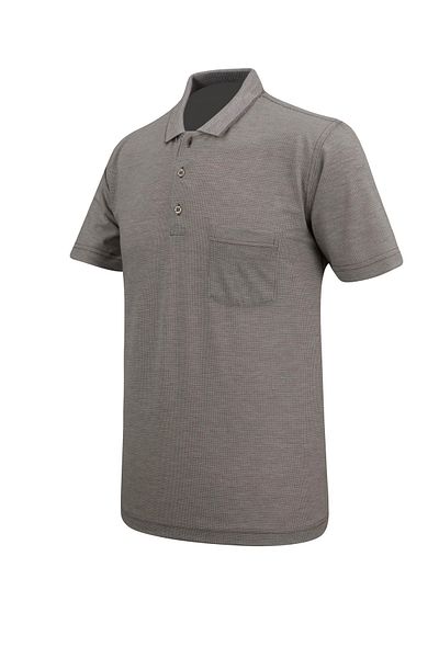 Çizgi Triko Ανδρικό μπλουζάκι Polo Neck Classic Fit με τσέπη - 5113