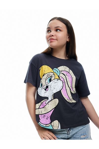 Koton Памучна тениска с къс ръкав с лиценз Lola Bunny
