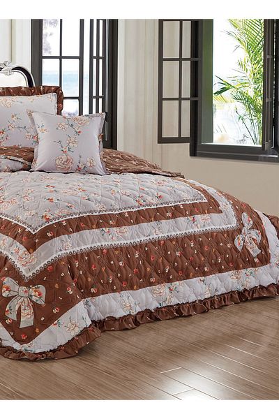 Generic Compressed Comforter Set Twin Size Tow color, 4 Pieces, Single Size 160x210cm G2