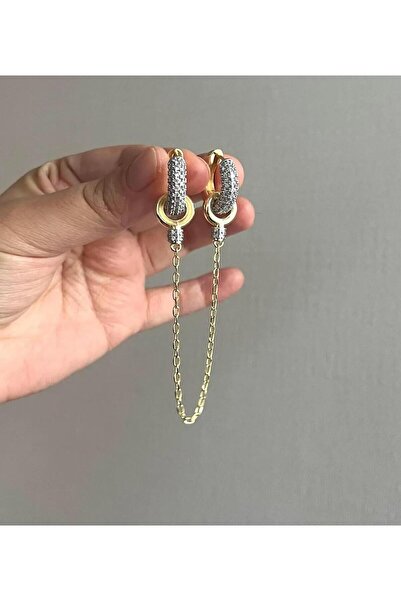 H&S AKSESUAR ZİNCİRLİ İKİ HALKALI TOMBİK KÜPE MİX