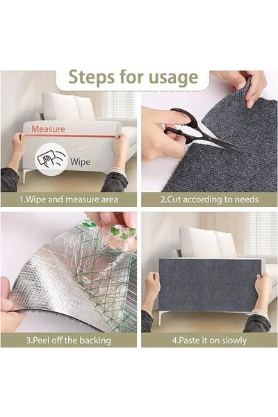 Yıldızhane Scarecrow Protective Carpet - Cat Nail Care and Scratching (30cm X 100cm)
