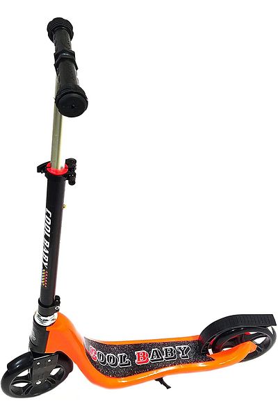 Generic Foldable Kick Scooters for Kids, Ages 6-12, Big Wheels, Adjustable Handle, Rear Fender Brake