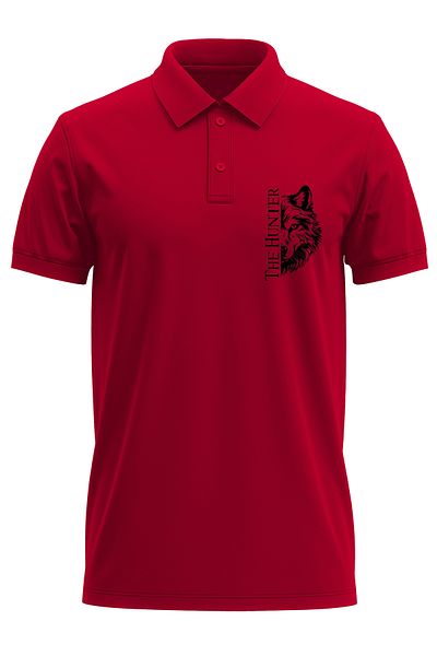 remonz Tricou cu guler polo, 100% bumbac, imprimat Hunter Hunter