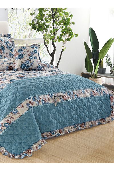 Generic Compressed Comforter Set Twin Size Tow color, 4 Pieces, Single Size 160x210cm G2