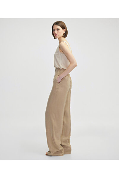 İpekyol Nervür dikişli wide leg pantolon