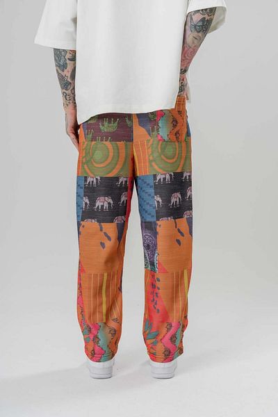 go gang own Tenshi Walk Waist Elastic Baggy Pants