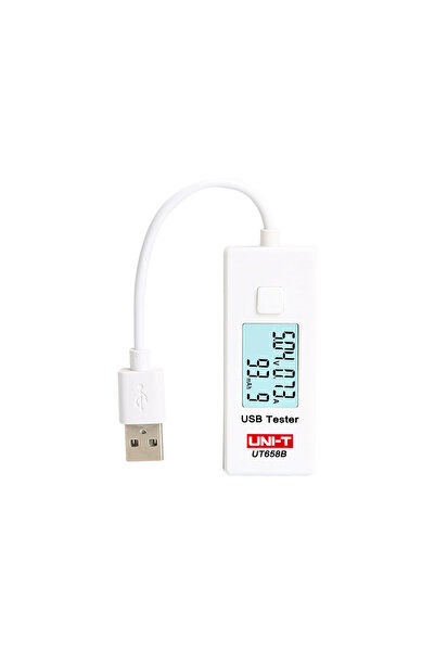 Unit Tester USB UNI-T UT658B monitorizeaza starea de incarcare a dispozitivelor alimentate prin USB
