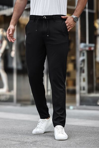 viperkombin Ανδρικό Premium υφασμάτινο παντελόνι διαγώνιο Lycra