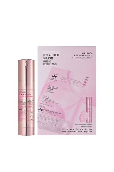 VT COSMETICS Collagen Reedle Shot 100 2-Step Hydrogel Mask (Flyingfil)