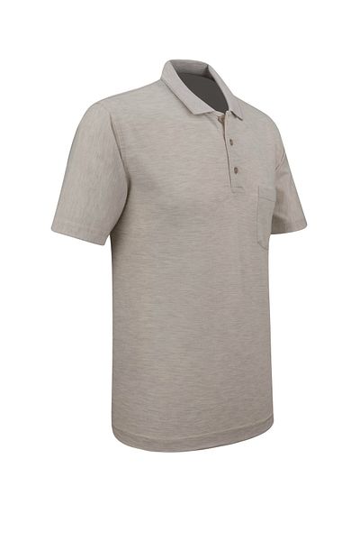 Çizgi Triko Ανδρικό μπλουζάκι Polo Neck Classic Fit με τσέπη - 5113