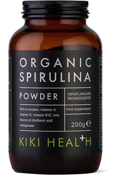 KIKI Health مسحوق سبيرولينا العضوي، 200 جرام