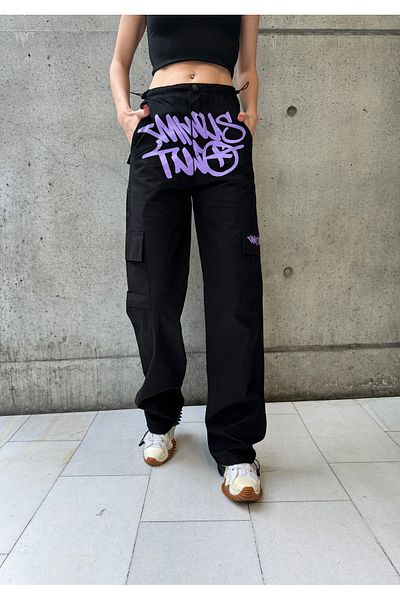 KOTOLOG Unisex Grunge Baggy Elastic Adjust Waist Leg Snow Jean Money Pants in the Cloud
