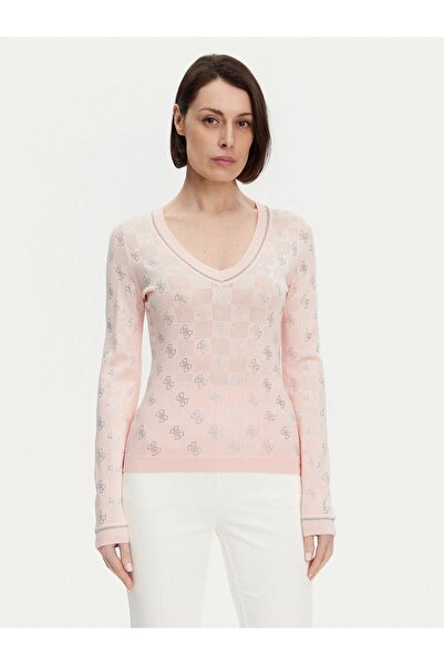 Guess ROSIE 4G VN LS SWTR Kadın Pembe Kazak W5GR07Z3D60-A60W