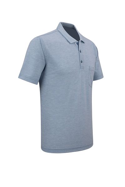Çizgi Triko Ανδρικό μπλουζάκι Polo Neck Classic Fit με τσέπη - 5113