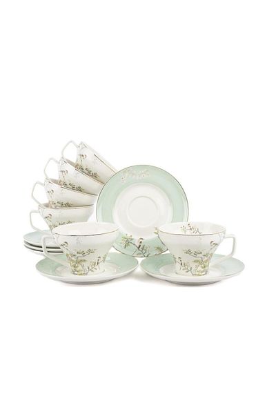Mikasa Moor Bird Garden 6-Piece Teacup Set 220Cc