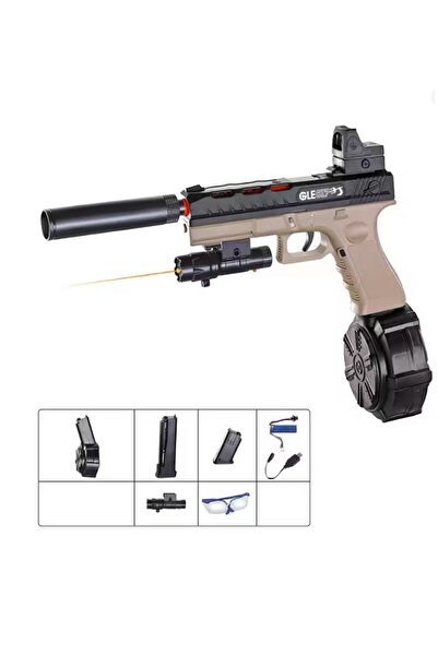 PopŞeker Su Boncuğu Atan Şarjlı Oyuncak Tabanca: Heyecan Dolu Oyunların Yeni Adresi!