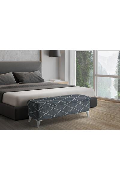 vavonni Sandıklı 140 Cm Karyoka Kapitone A Kalite Puf Sl 08 Kumaş