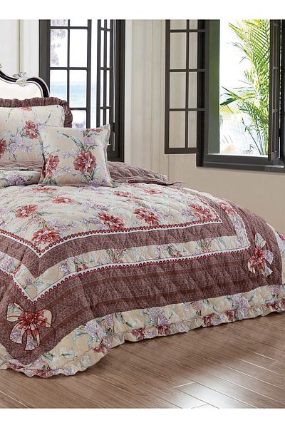 Generic Compressed Comforter Set Twin Size Tow color, 4 Pieces, Single Size 160x210cm G2