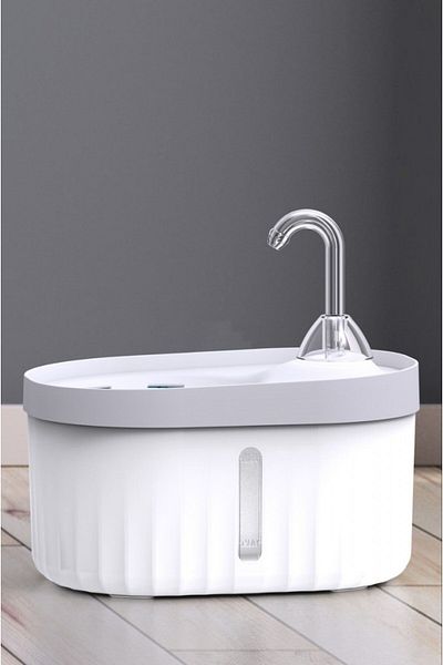 GenelTedarik Cat Dog Water Bowl Automatic Water Waterfall