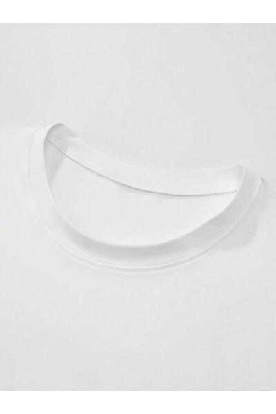 trendgar Μπλουζάκι unisex oversize με λευκή εκτύπωση Hi