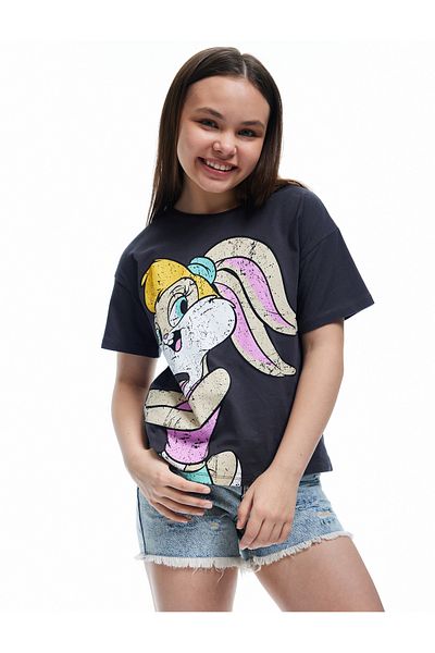 Koton Памучна тениска с къс ръкав с лиценз Lola Bunny