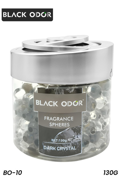 Black Odor معطر جو برائحة كريستالية داكنة، 130 جرام، مناسب للسيارة والمنزل وا...