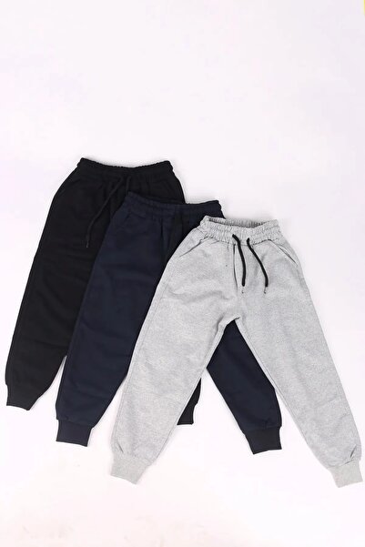 EYAX MODA ΠΑΝΤΕΛΟΝΙ ΦΟΡΜΑΣ UNISEX JOGGER ΓΙΑ ΠΑΙΔΙΑ, ΣΕΤ 3 ΤΕΜΑΧΙΩΝ
