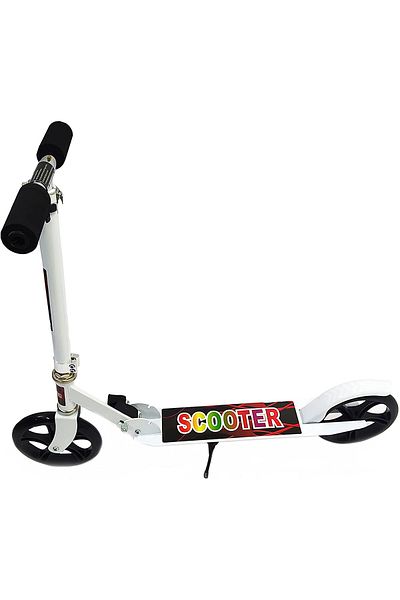 Generic Foldable Kick Scooters for Kids, Ages 6-12, Big Wheels, Adjustable Handle, Rear Fender Brake