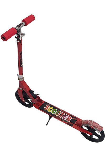 Generic Foldable Kick Scooters for Kids, Ages 6-12, Big Wheels, Adjustable Handle, Rear Fender Brake