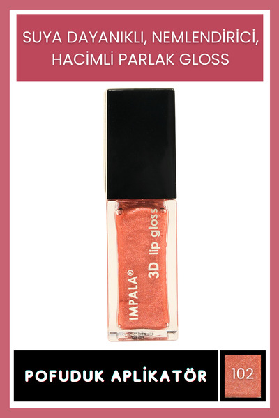 IMPALA 3D Lip Gloss Lip Gloss No:102