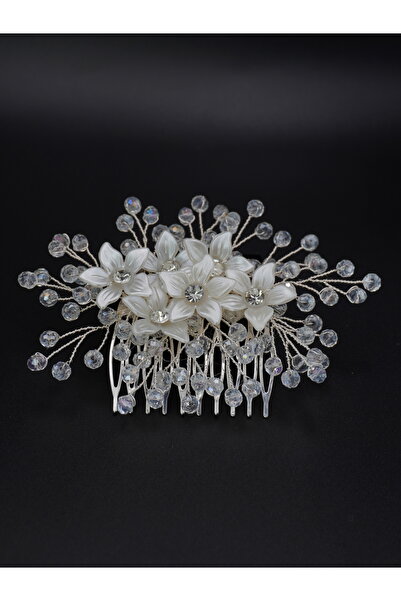 gelinmz Λαμπερά λουλούδια: Μοντέρνα χτένα μαλλιών