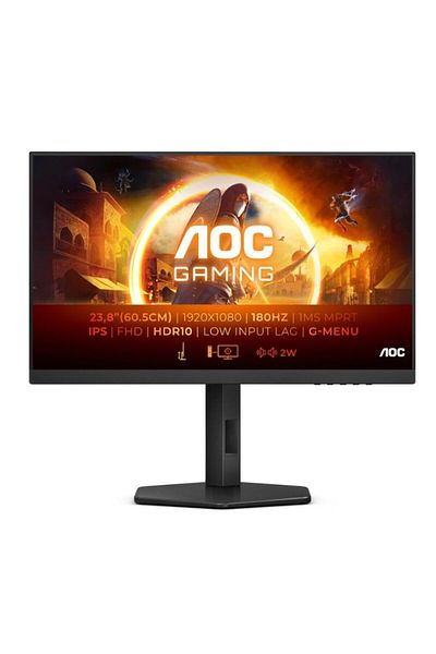 Aoc Monitor Gaming IPS LED AOC 27" 27G4X, Full HD (1920 x 1080), HDMI, DisplayPort, Boxe, 180 Hz, 0.5 ms