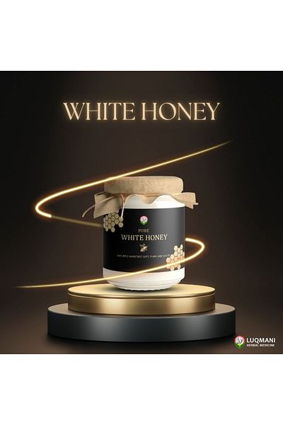 LUQMAN Luqmani Herbal White Honey 1kg Pure & Raw