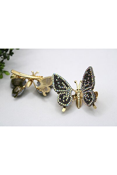 Tezcan Aksesuar Cataramă cu clemă cu arc pentru aripi model fluture (pachet d...