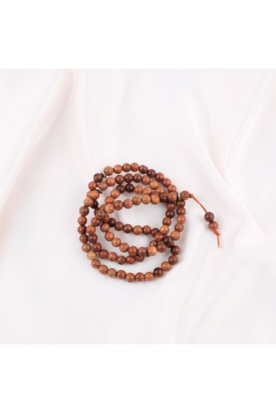 LapisDo Rosewood 99 Sphere Cut 6mm Prayer Rosary