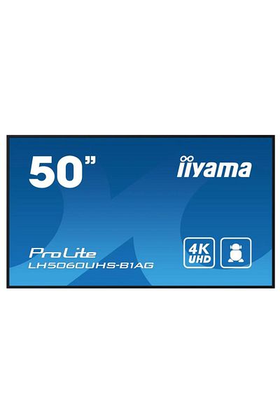 IIYAMA Ecran Profesional IPS LED Iiyama 49.5" LH5060UHS-B1AG, UHD (3840 x 2160), HDMI, Boxe (Negru)