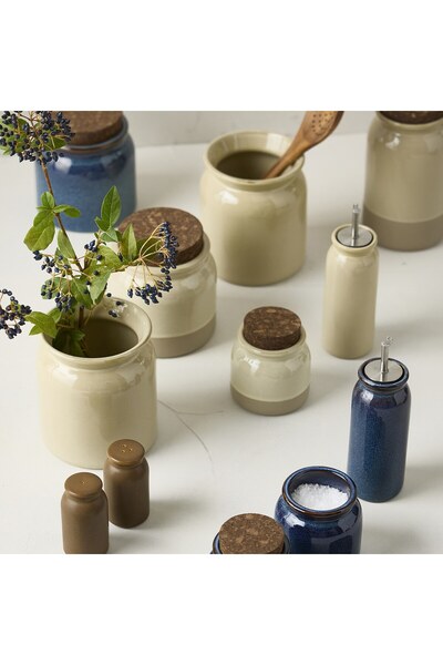 IKEA BRUGDHAJ Jar with Lid, Beige, 1.2L