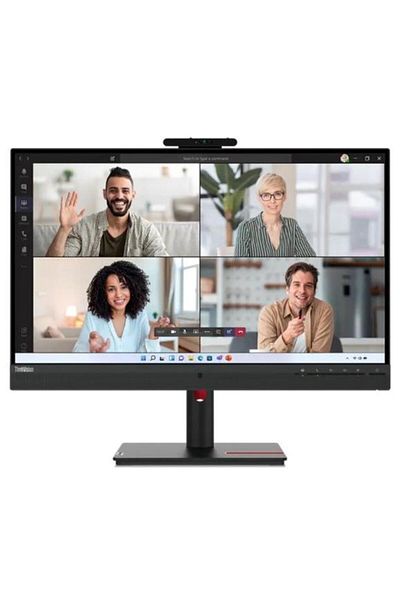 LENOVO Monitor IPS LED Lenovo 27" T27hv-30, WQHD (2560 x 1440), HDMI, DisplayPort, Boxe, Pivot (Negru)